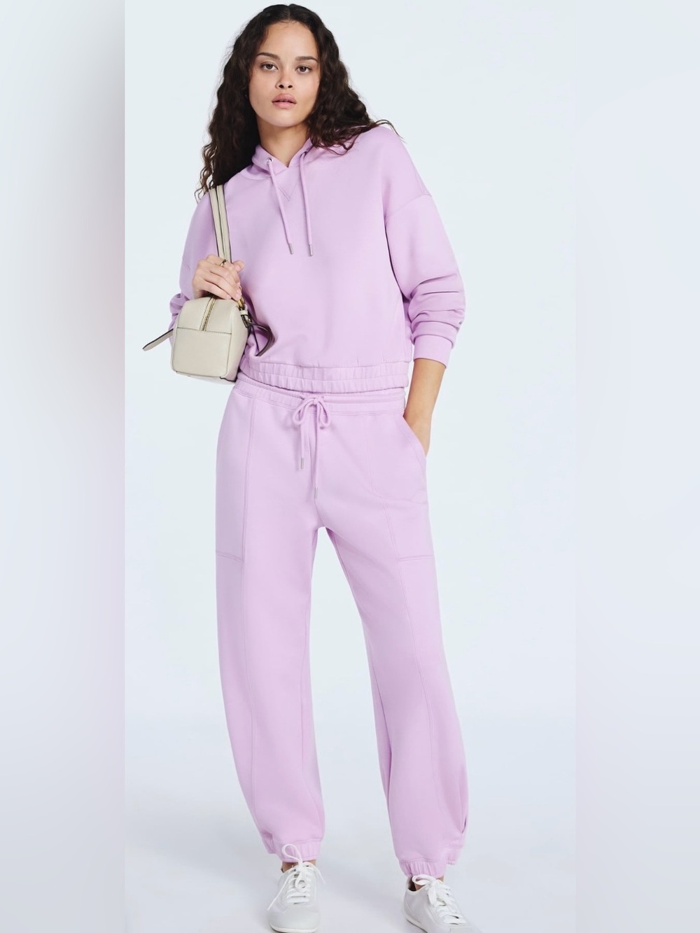 NWT Scoop 2 Pc SET Scubaknit Hoodie & Barrel leg ankle cuff pants